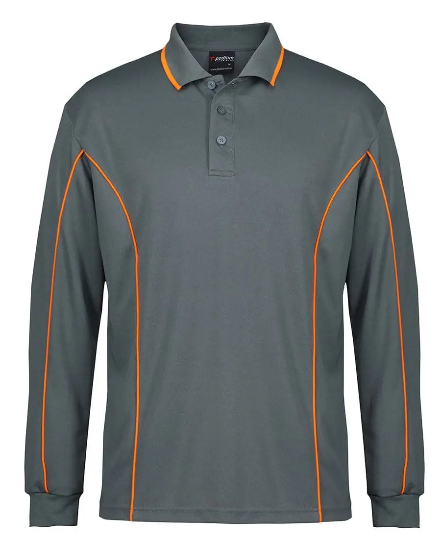 JB'S Long Sleeve Piping Polo 7PIPL - City Workwear